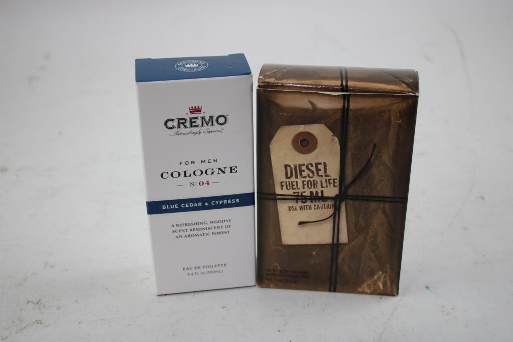 Diesel Fuel For Life Homme & Cremo Cologne Blue Cedar & Cypress 2 Pieces