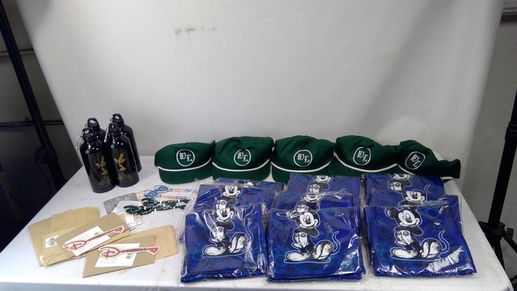 Disney Decorative Keys, Disney Water Bottles, Hats, And More