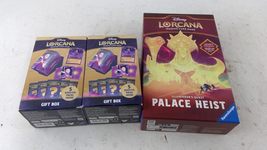 Disney Lorcana Trading Card Gmae And More 3 Pieces
