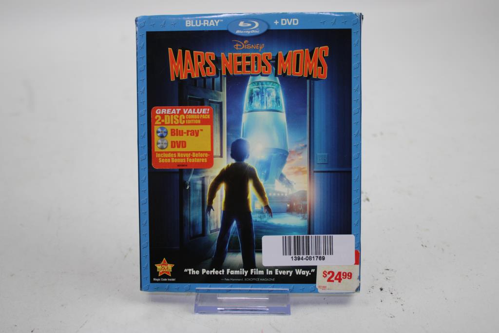 Disney Mars Needs Moms Blu-Ray
