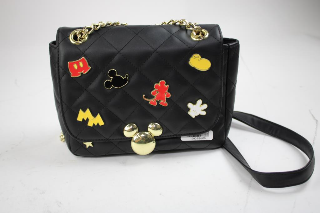 Disney Mickey Mouse Handbag With Red Minnie Mouse Wallet