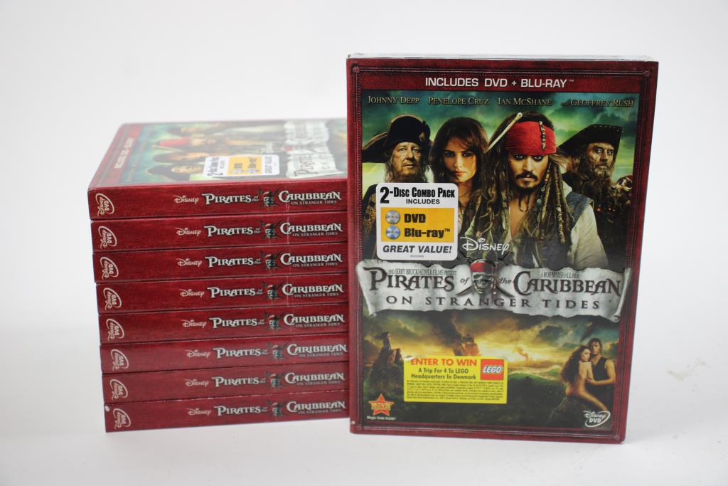 Disney Pirates Of The Caribbean On Stranger Tides DVD+ Blu-Ray Disc Lot ...