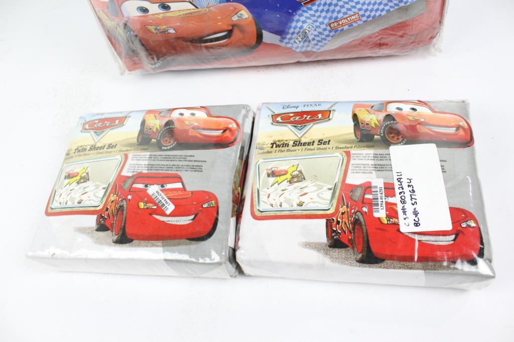 Disney Pixar Cars Twin Comforter & Sheets, 3 Items | Property Room
