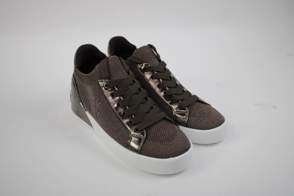 DKNY Women's Mallory Lace Up Sneakers Size 8.5