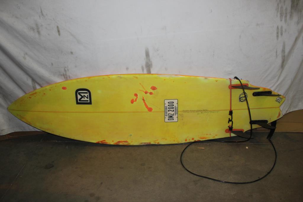 DMZ2000 Happy Lamz Surfboard Property Room