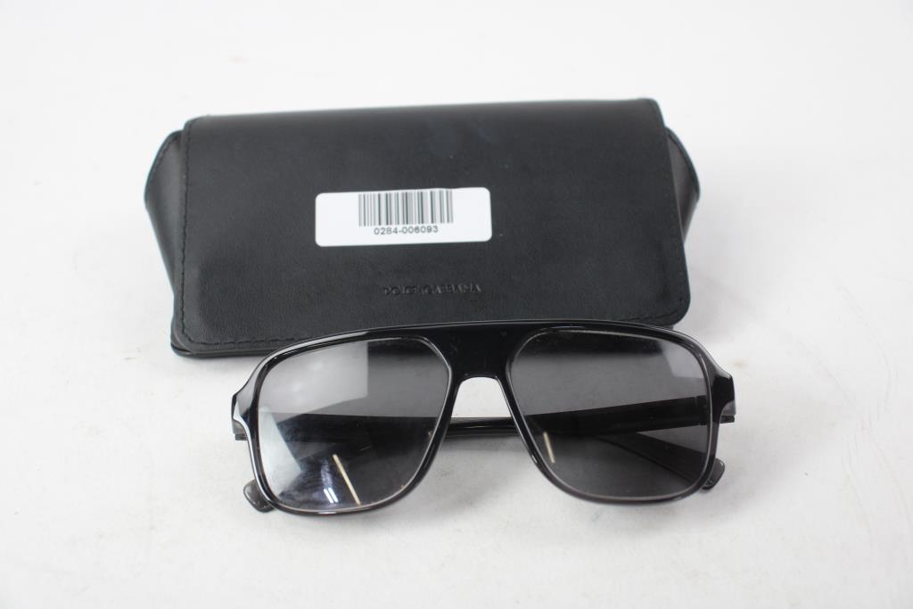 Dolce & Gabbana Men's Square Sunglasses, Black