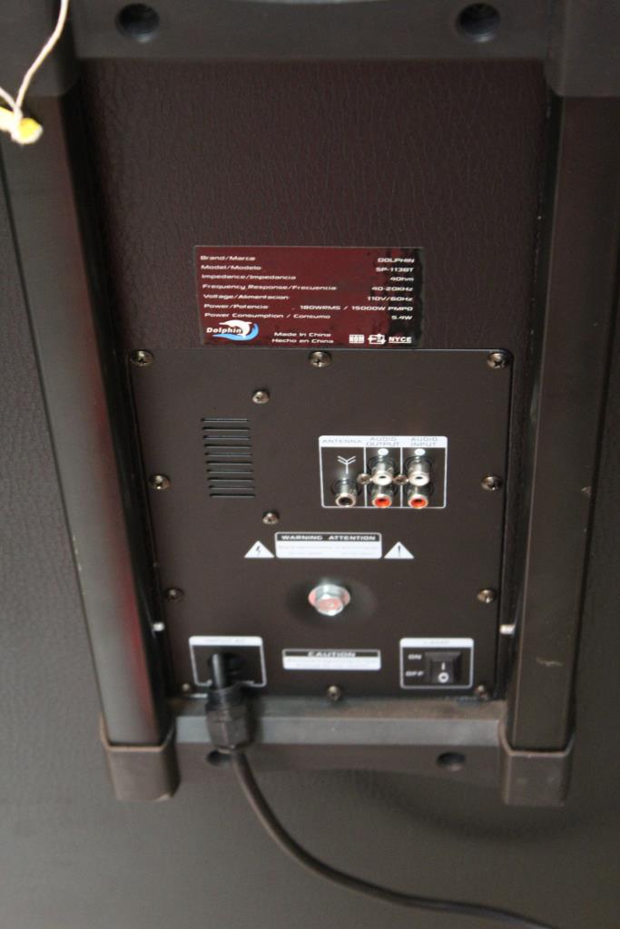 Dolphin SP-113BT Professional Bluetooth Speaker System With 7-Color