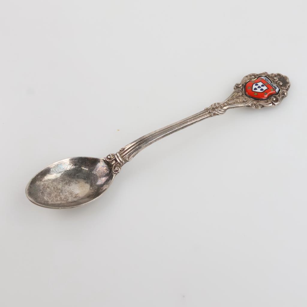 Domex Portugal Silver-Plated Souvenir Teaspoon