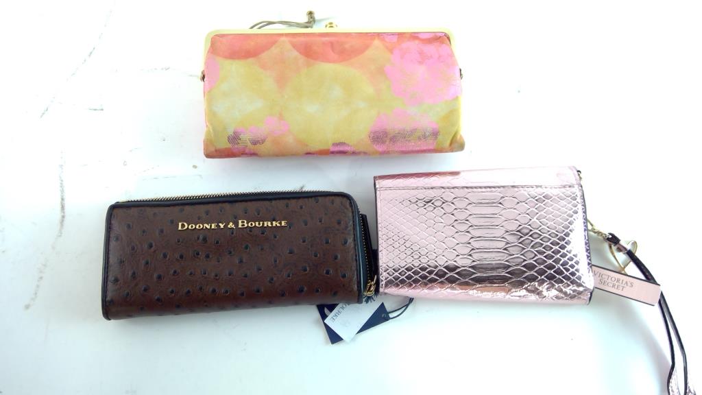 Dooney & Bourke, Hobo & Victoria's Secret Wallets, 3 Pieces Property Room