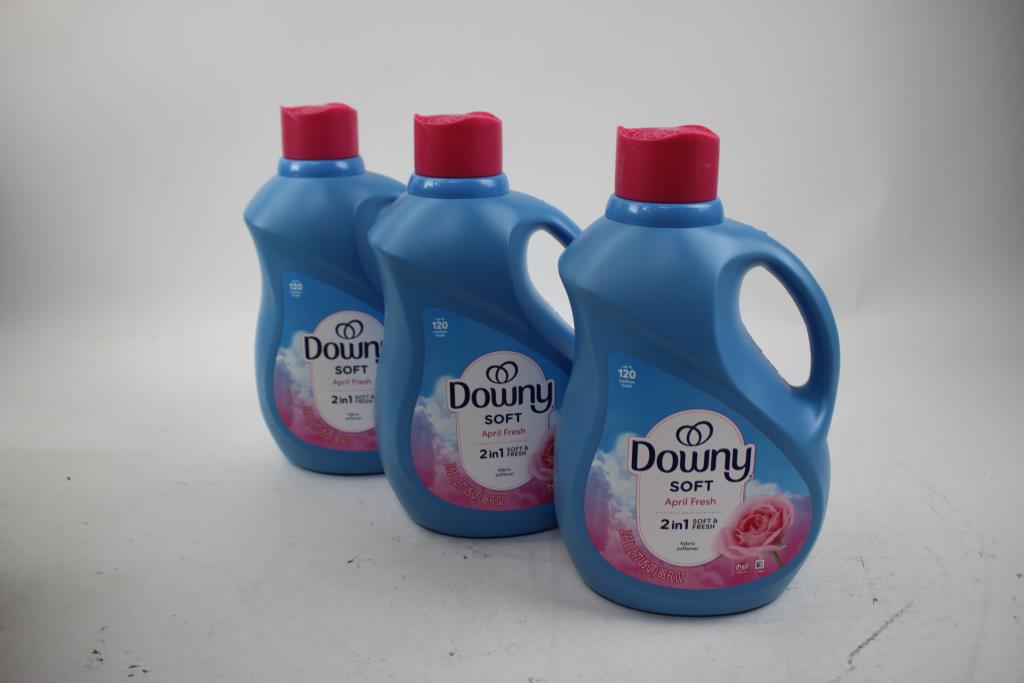 Downy April Fresh 2-in-1 Soft & Fresh Fabric Softener, 3 Pieces