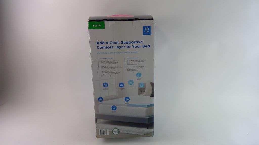 Dr Oz Good Life Memory Foam Mattress Topper Property Room