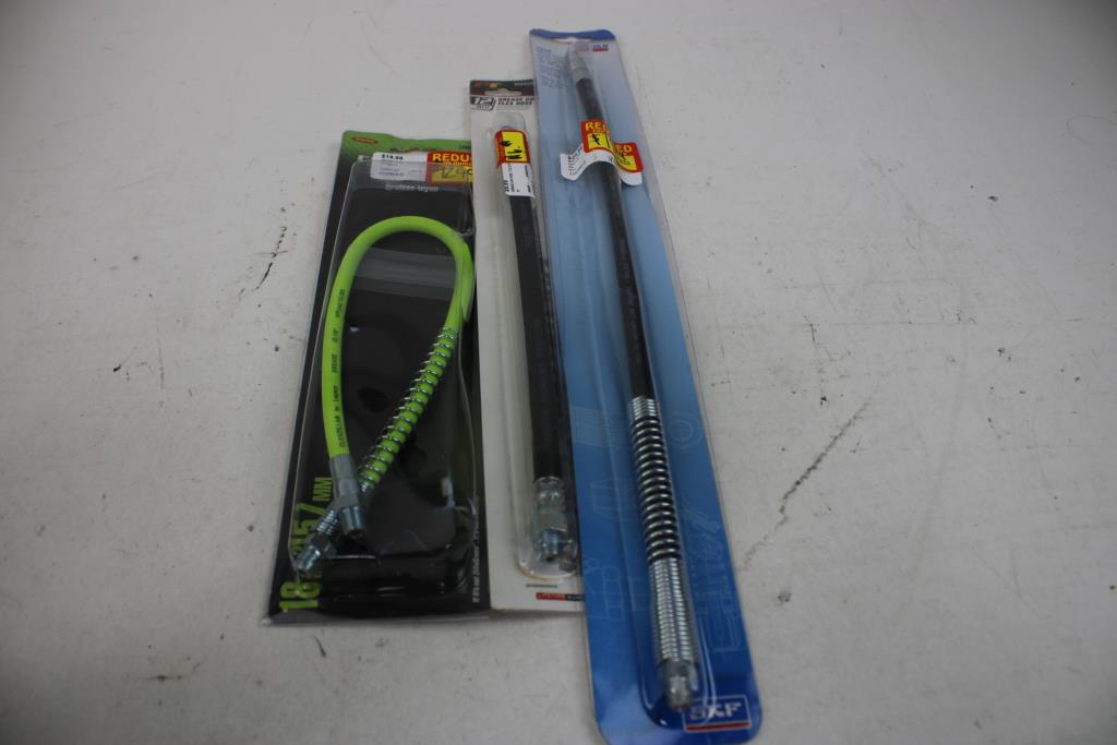 Drain Auger, Whip Hose Extension, Pressure Washer Turbo Nozzle, And More, 6 Pieces