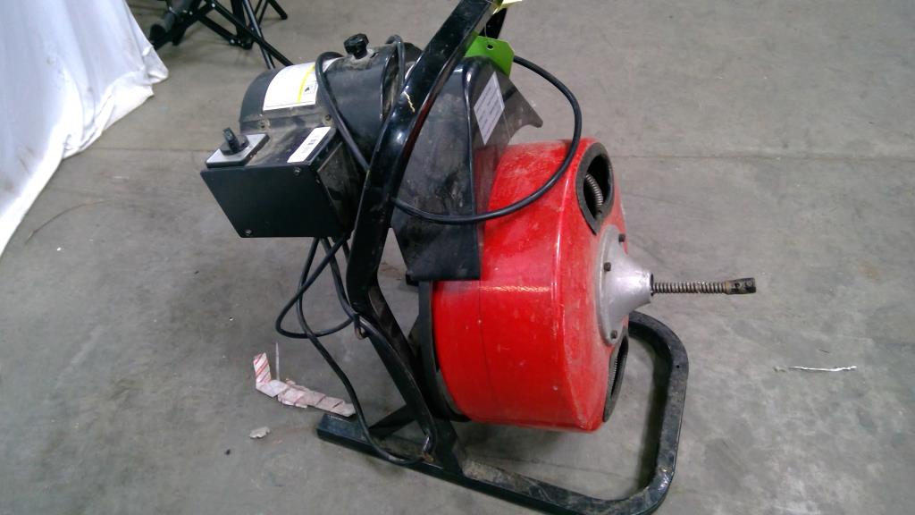 Drain Cleaning Machine Property Room