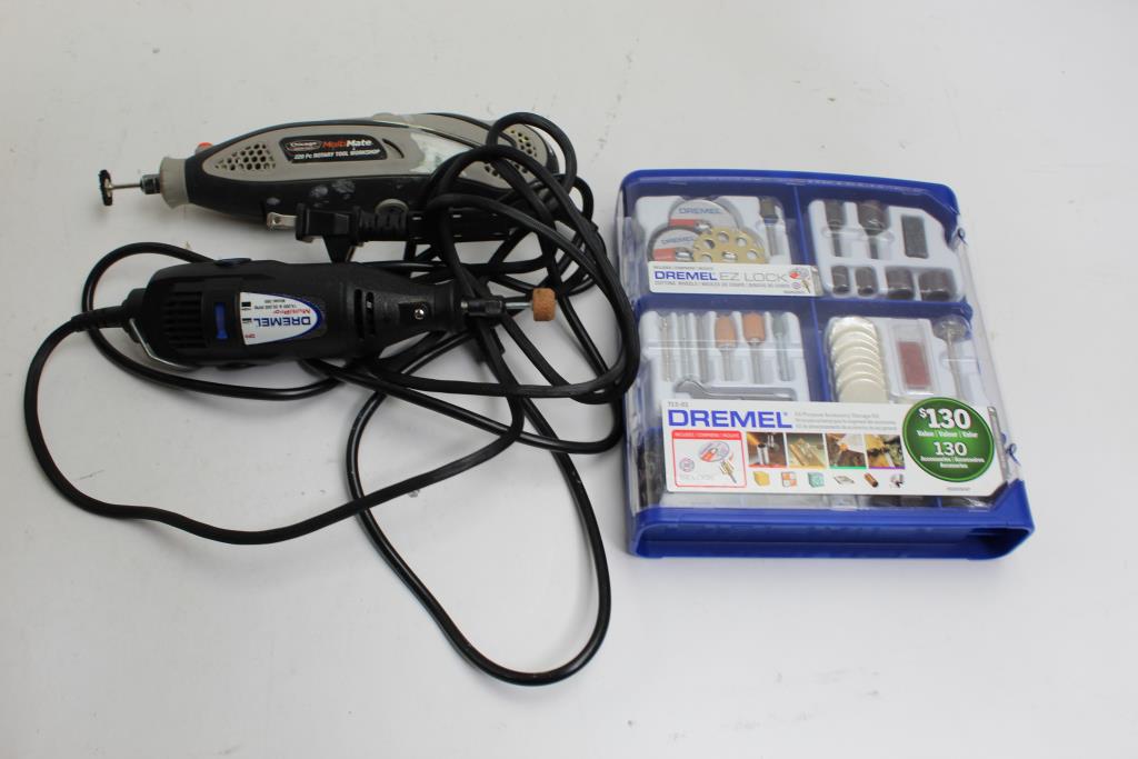 Dremel And Chicago Electric Power Tool Bulk Lot, 3 Pieces Property Room
