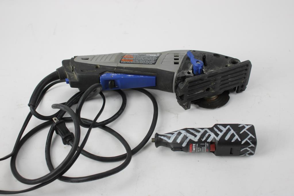 Dremel Minimite Rotary Tool, Dremel Saw-Max, With Ryobi, Dewalt Chargers, 5 Pieces