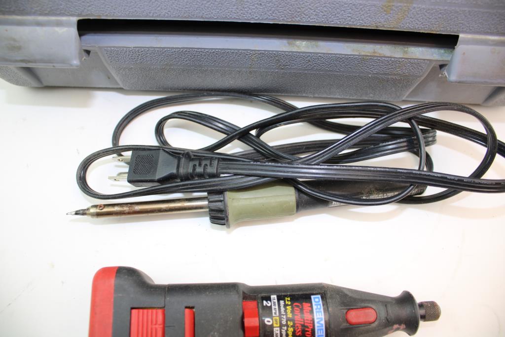 Dremel Multipro Cordless Rotary Tool & Radioshack Soldering Iron In