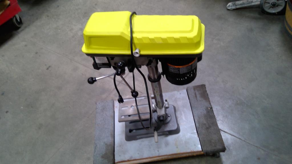Drill Press With Laser Alignment System