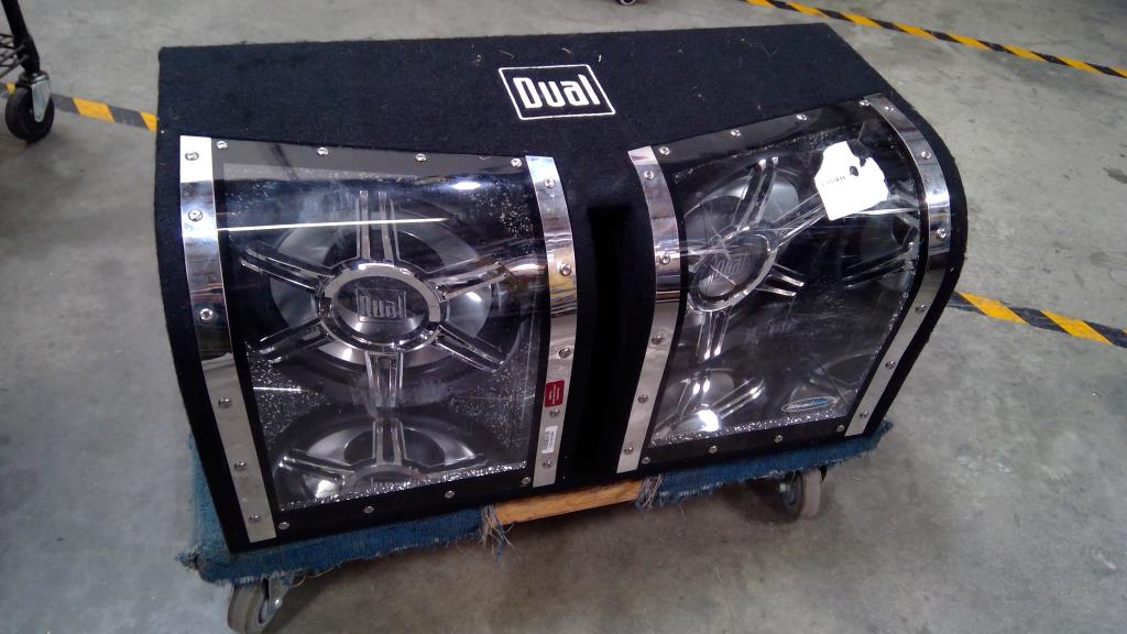 Dual Illuminite Bandpass Subwoofer Enclosure With 12" Subwoofers