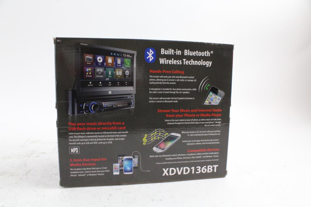 Dual Multimedia Dvd Receiver With Bluetooth Property Room