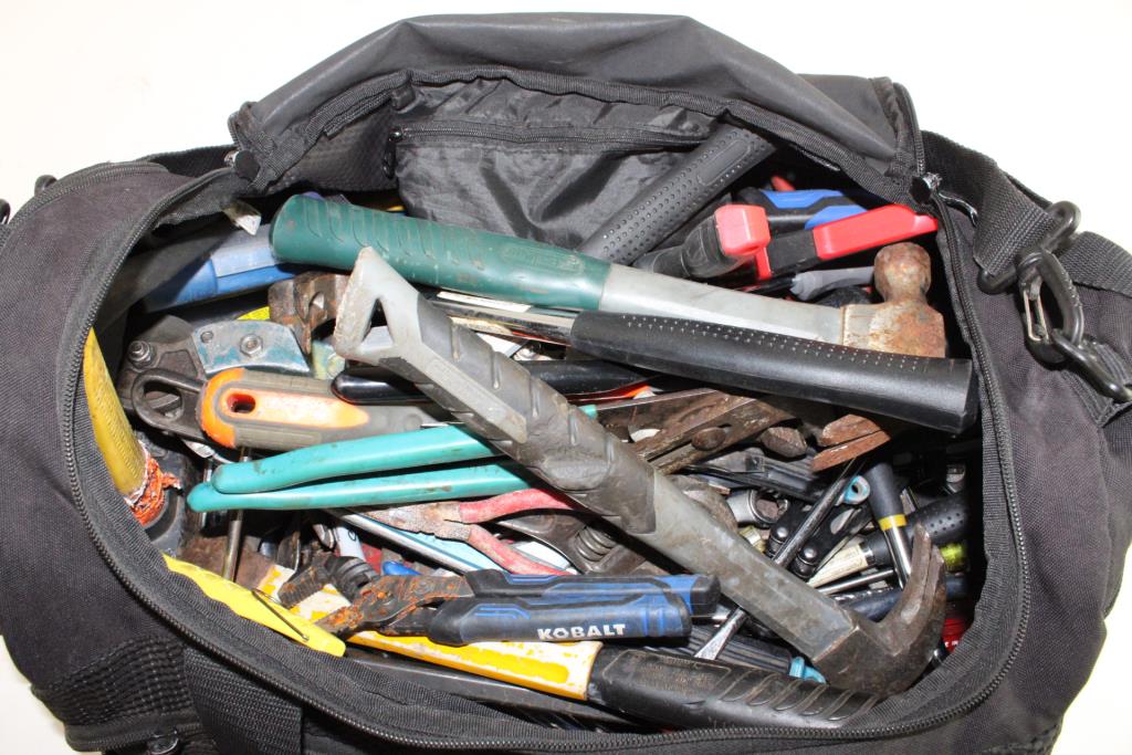 Duffle Bag With Tools, 30+ Pieces Property Room