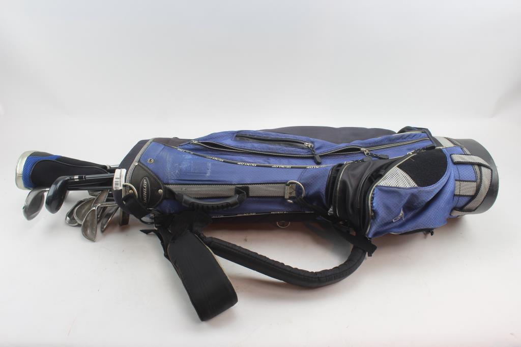 Dunlop Golf Bag With Clubs, 10+ Pieces Property Room