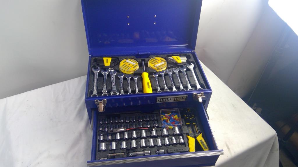 Durabuilt Wrench And Socket Set With Tool Box Property Room