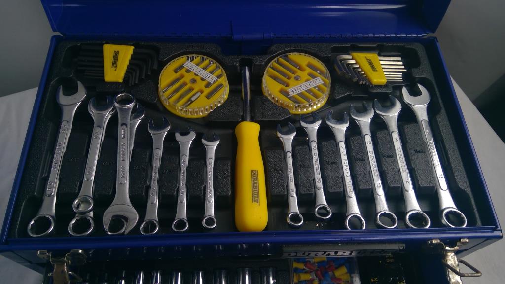 Durabuilt Wrench And Socket Set With Tool Box Property Room