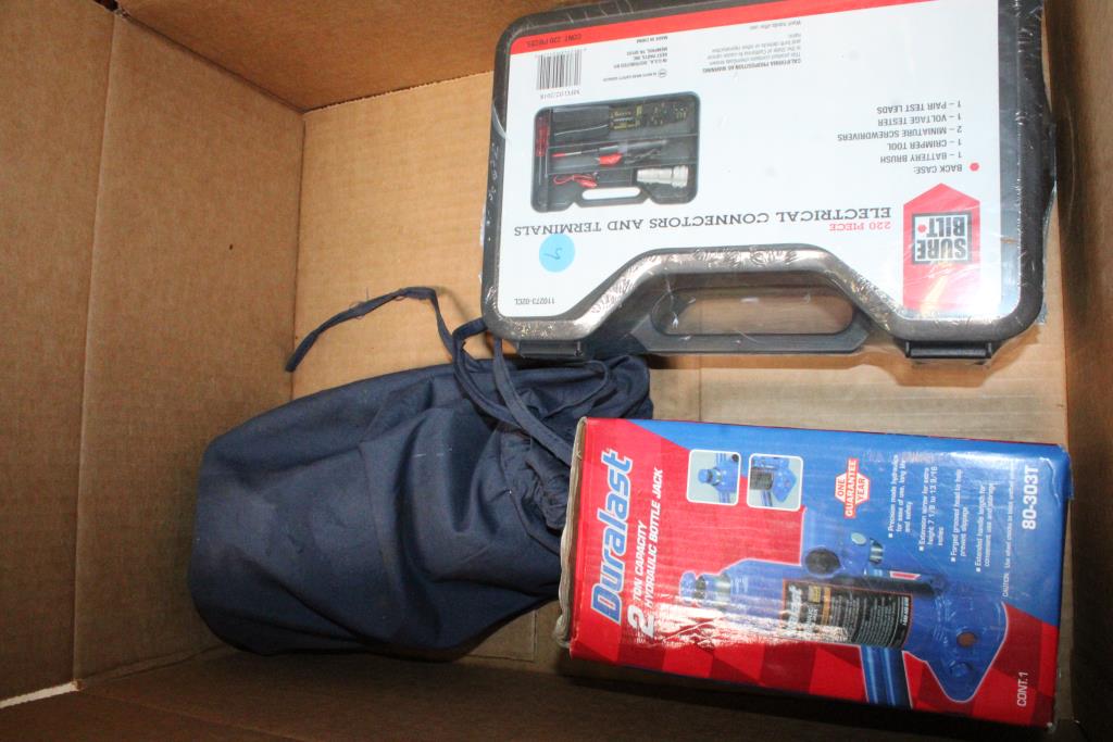 Duralast Bottle Jacks And SureBilt Electric Connectors And Terminals