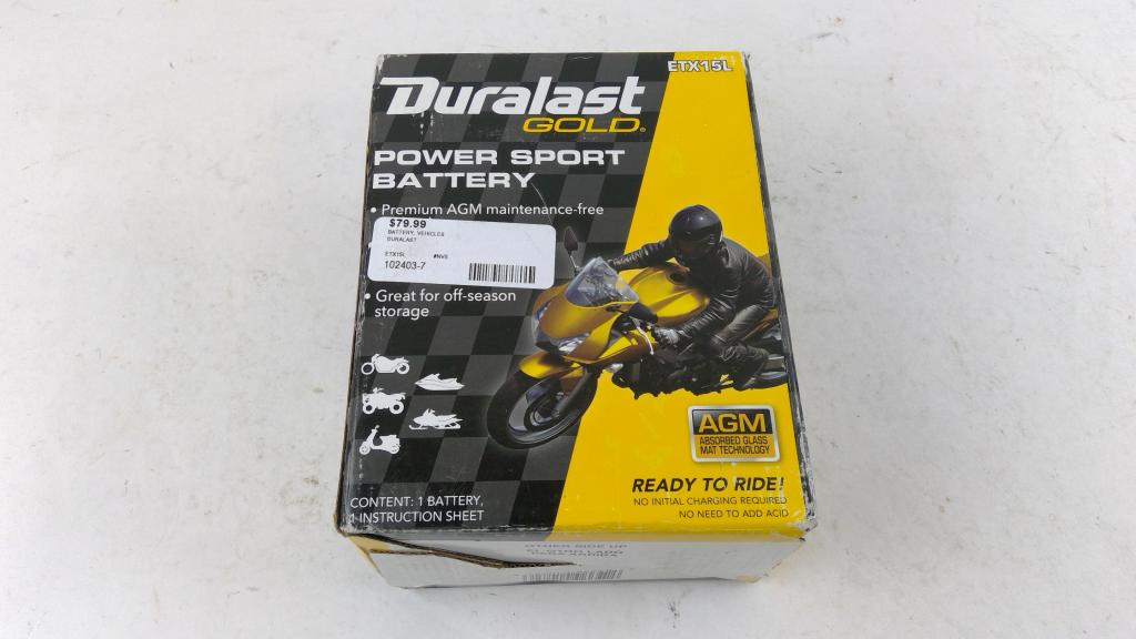Duralast Gold Power Sport Battery