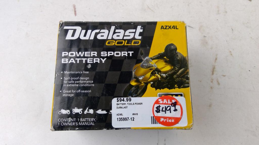 Duralast Gold Power Sport Battery