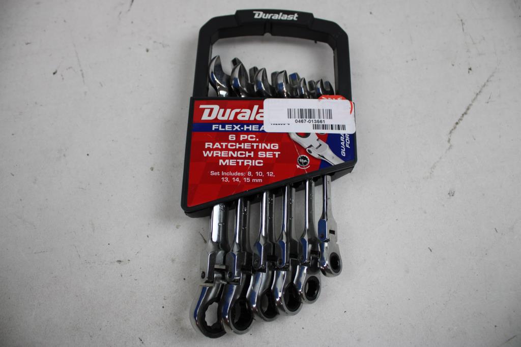 Duralast Ratcheting Wrench 6-Piece Set, Metric