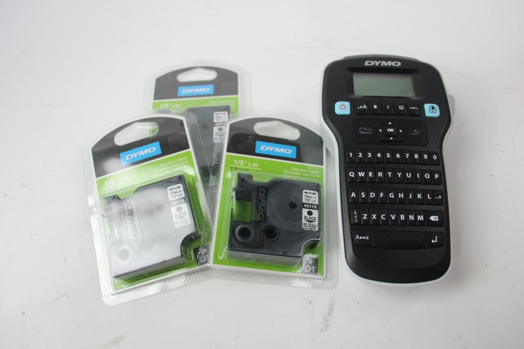 Dymo Label Maker, Dymo 1/2" X 23' Standard Label, And Kodak Photo Paper, 5 Pieces