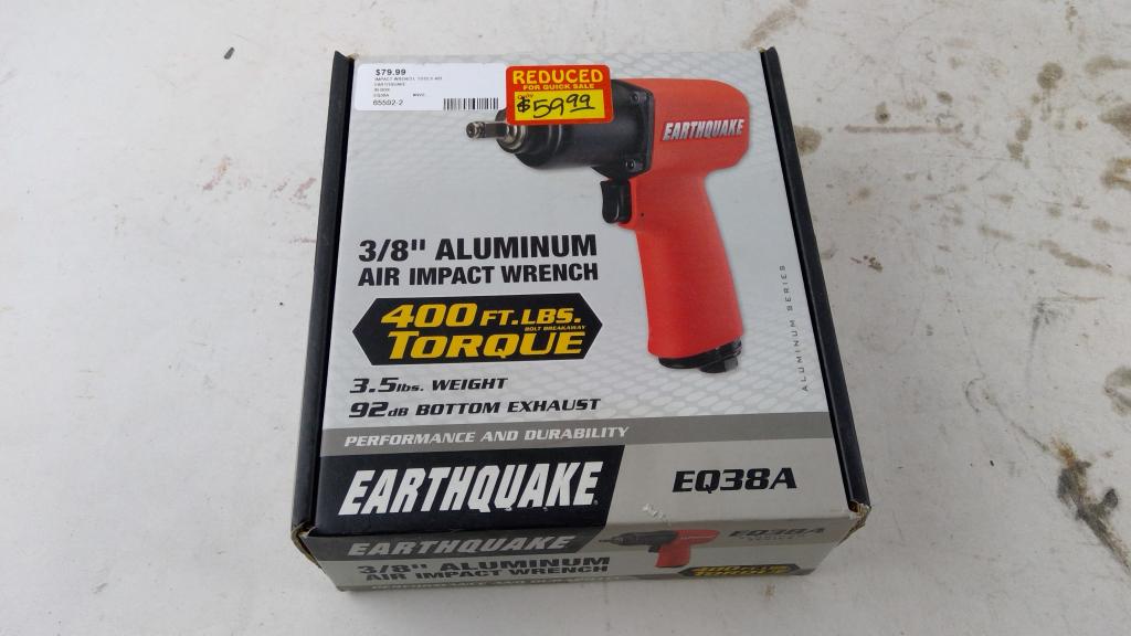 Earthquake 3/8" Aluminum Air Impact Wrench