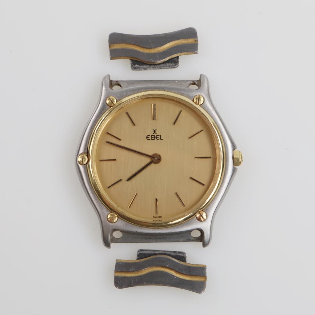 Ebel 18kt Gold Accent Wave Watch