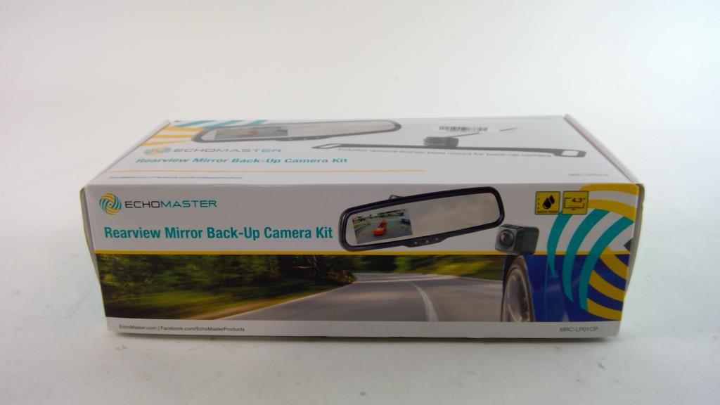 EchoMaster Rearview Mirror Back Up Camera Kit Property Room