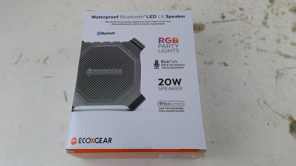 Ecoxgear Waterproof Bluetooth LED Lit Speaker