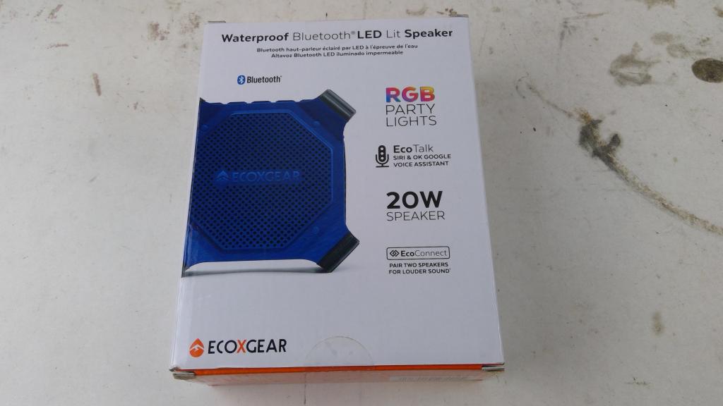 Ecoxgear Waterproof Bluetooth LED Lit Speaker