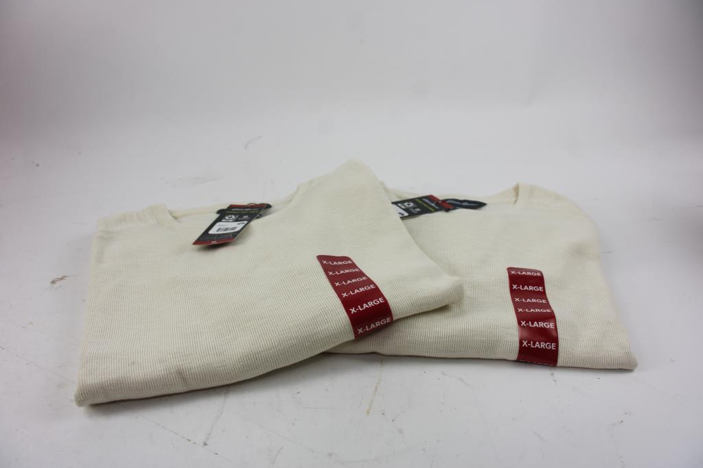 Eddie Bauer Double Knit Crew Clothing Lot, 4 Pieces Property Room