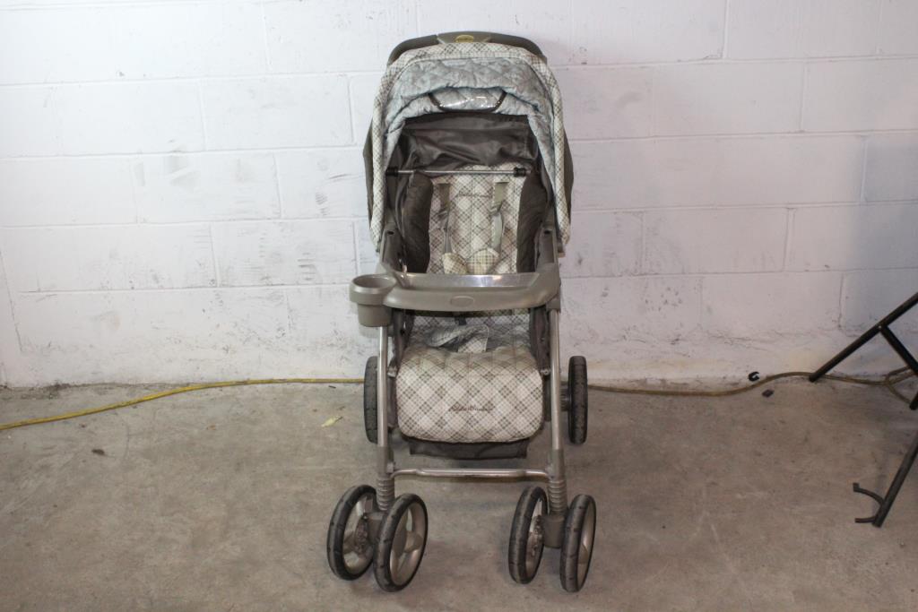 how to close eddie bauer stroller