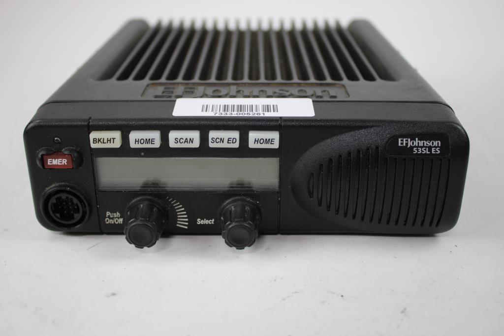 EF Johnson 53SL ES Mobile Radio Dash Mount
