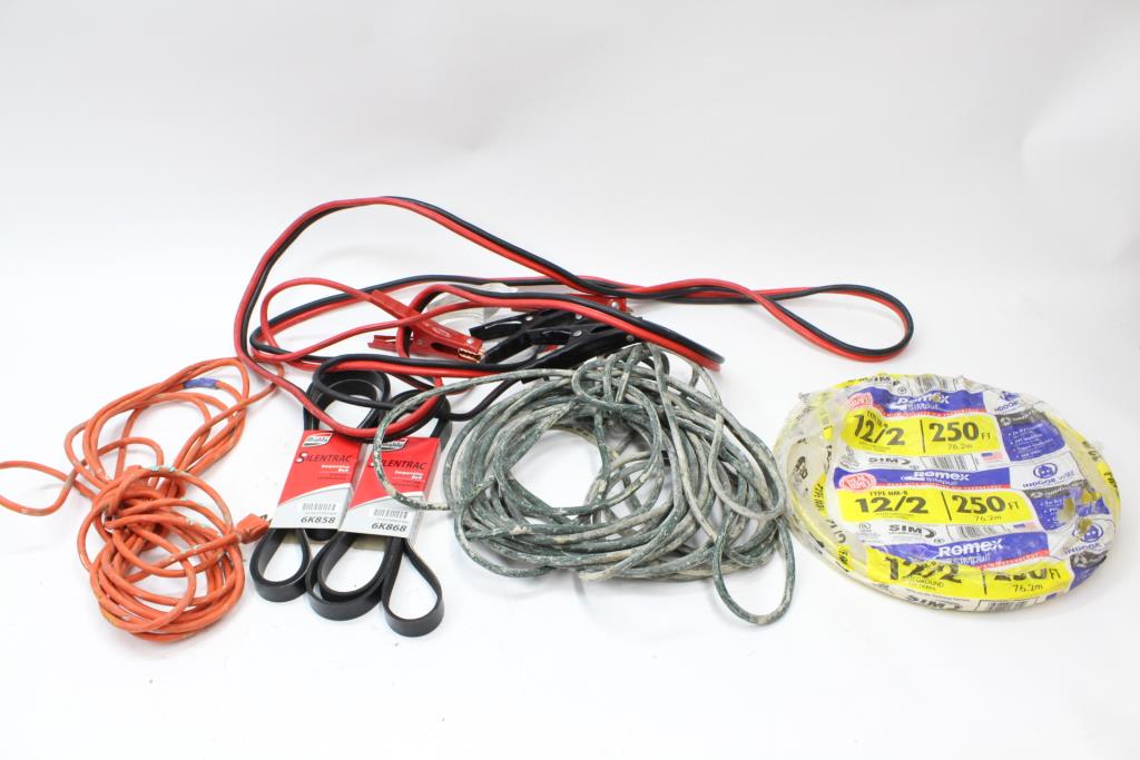 Electrical Cables, Serpentine Belts, And Other Misc Items, 10+ Pieces