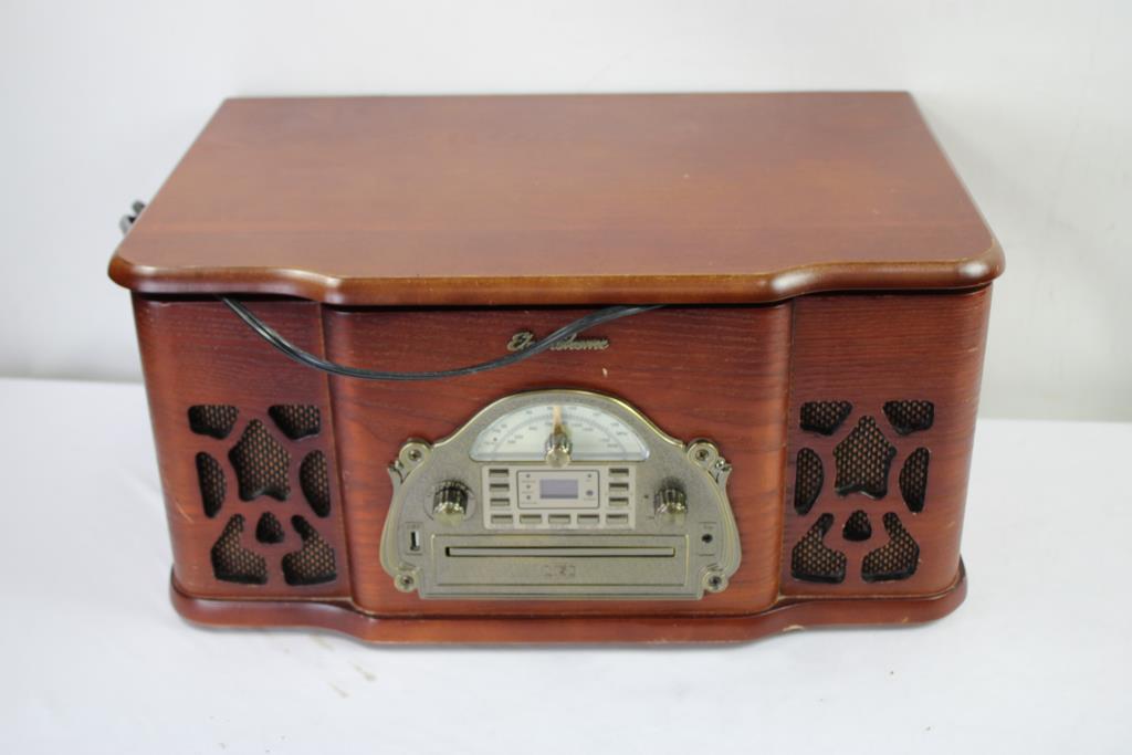 Electrohome Retro Music System Turntable CD Player