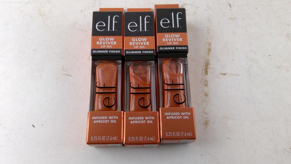 E.L.F Glow Reviver Lip Oil 3 Pieces