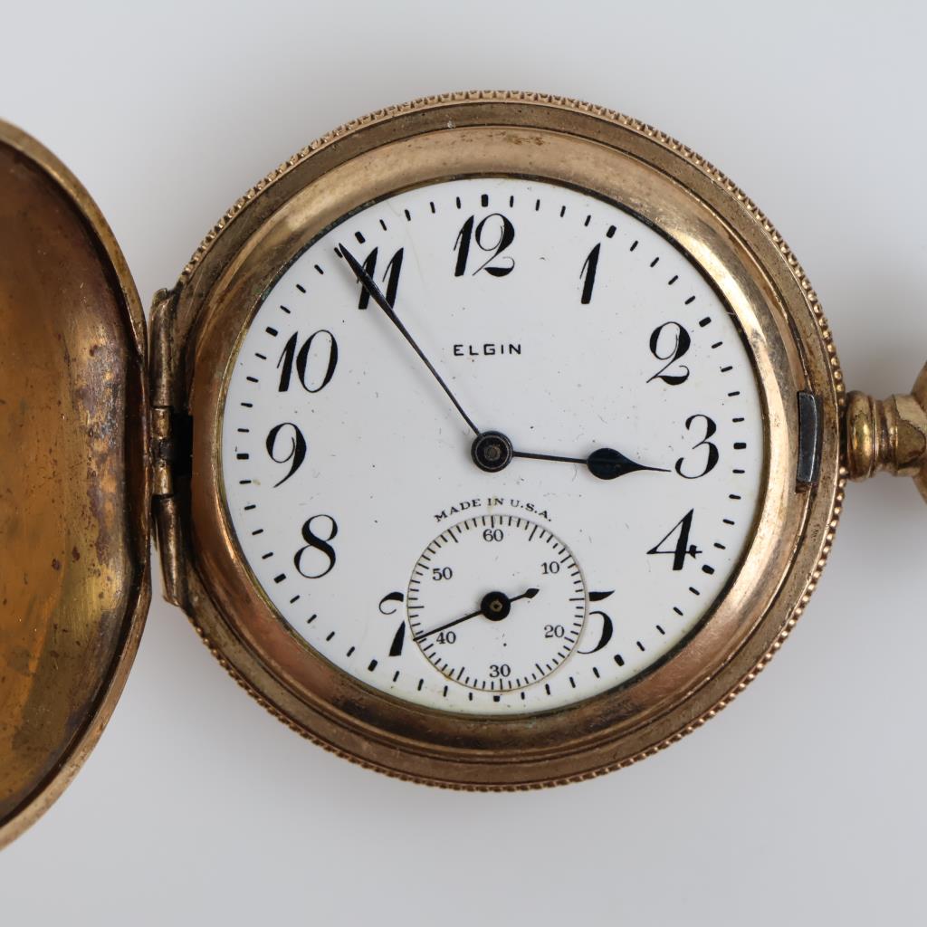 Elgin GF Hunter Pocket Watch