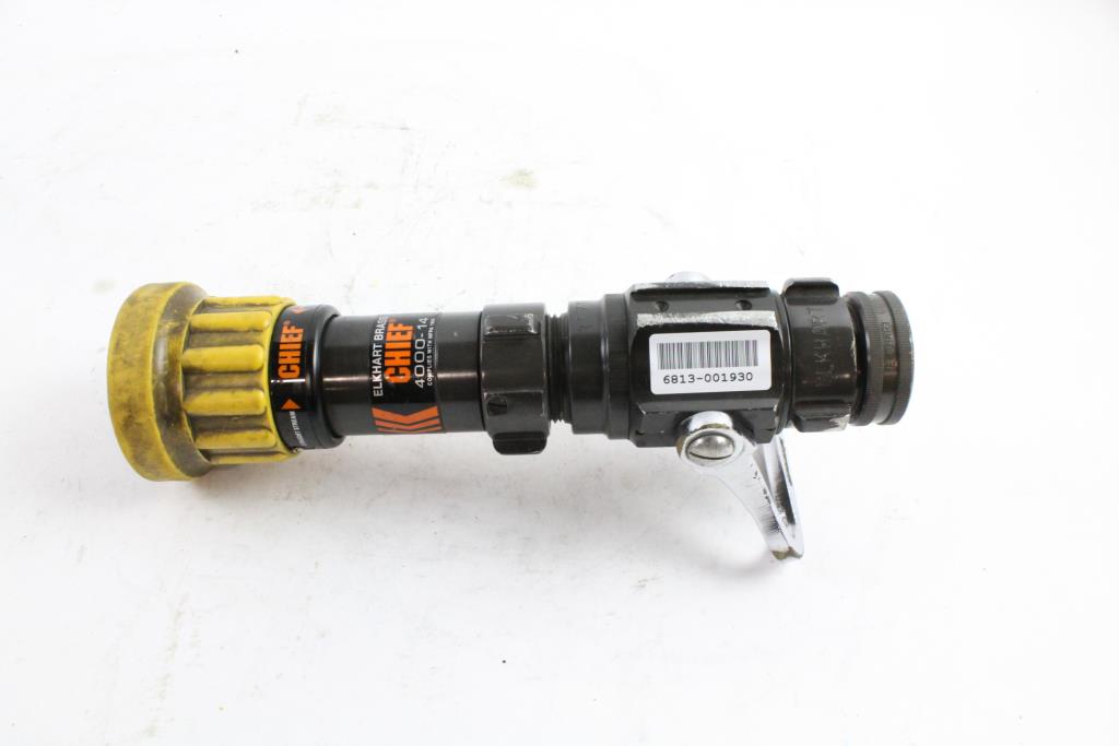 Elkhart Brass Chief Fire Hose Nozzle Property Room