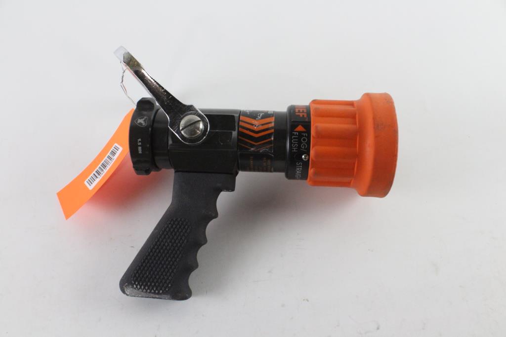 Elkhart Brass Fire Hose Nozzle Property Room