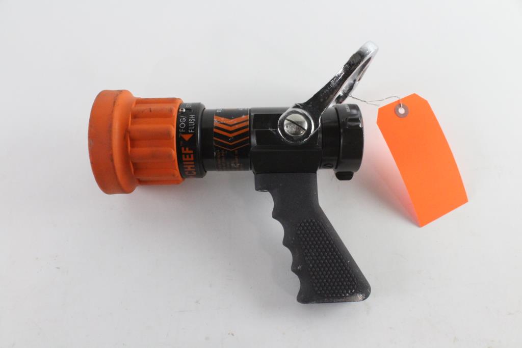 Elkhart Brass Fire Hose Nozzle Property Room