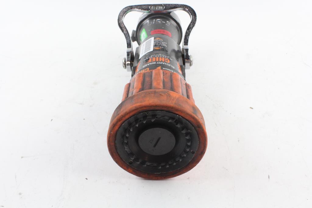 Elkhart Brass Fire Hose Nozzle Property Room