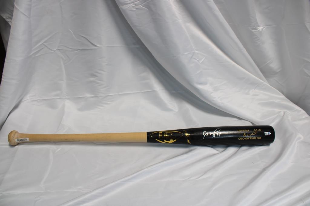 Eloy Jimenez Autographed Baseball Bat - MLB Authenticated