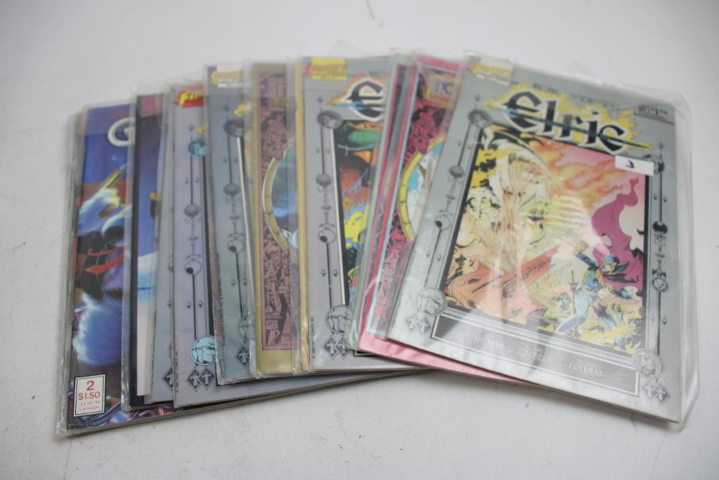 Elric, Balder The Brave, Man Of Steel, Johnny Quest, And More Comics, 45 Pieces